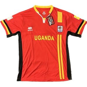 NWT ERREA UGANDA Athletic Shirt xxxl fits like a L
